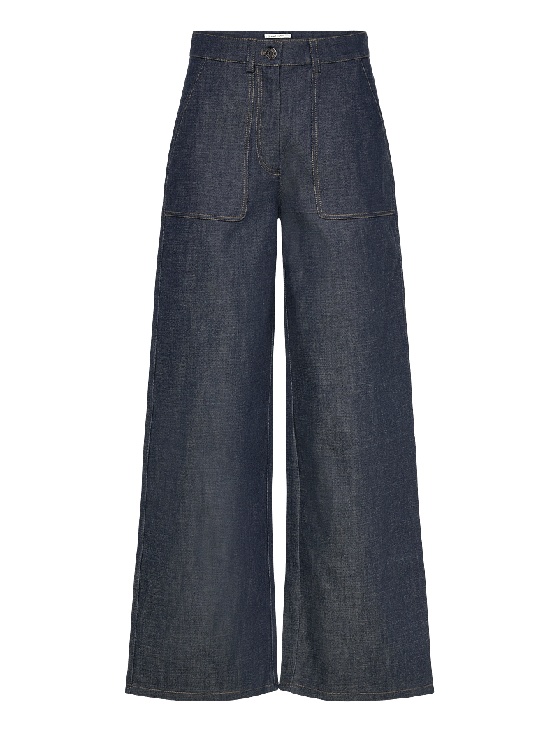 nué notes - Ubeda Pants - brede jeans - 447 dark denim - 0