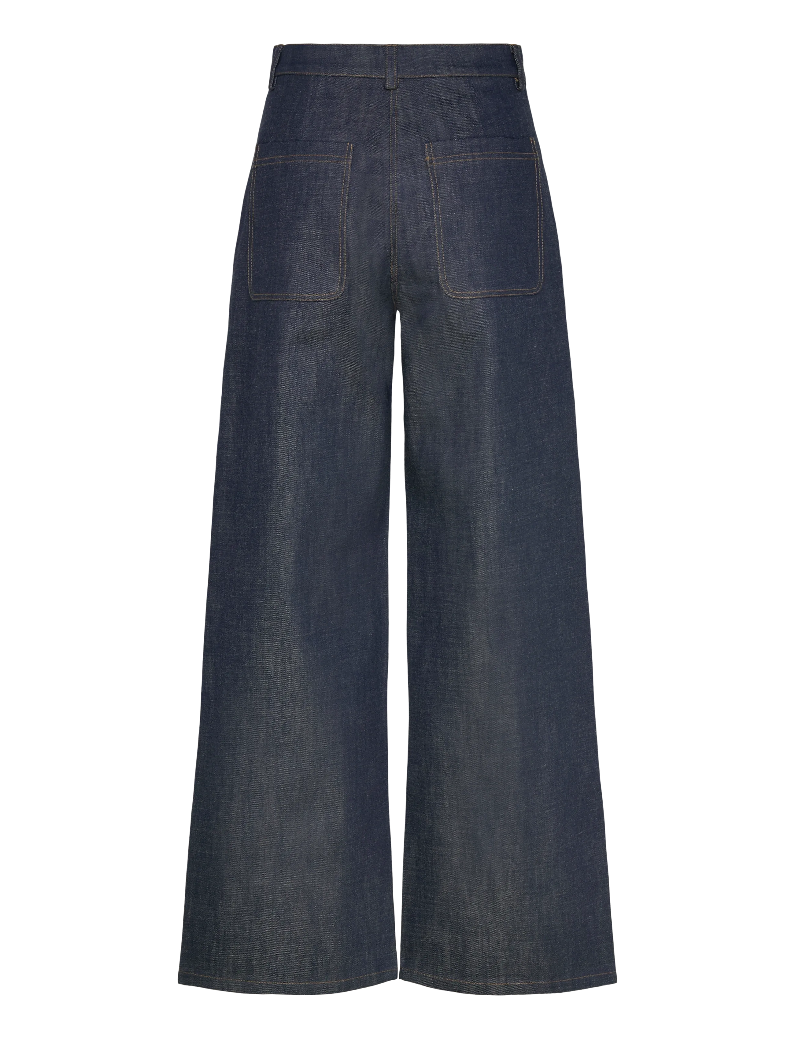 nué notes - Ubeda Pants - wide leg jeans - 447 dark denim - 1