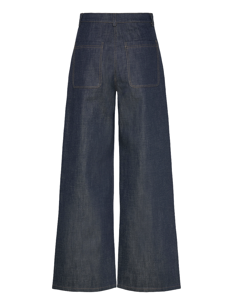 nué notes - Ubeda Pants - brede jeans - 447 dark denim - 1