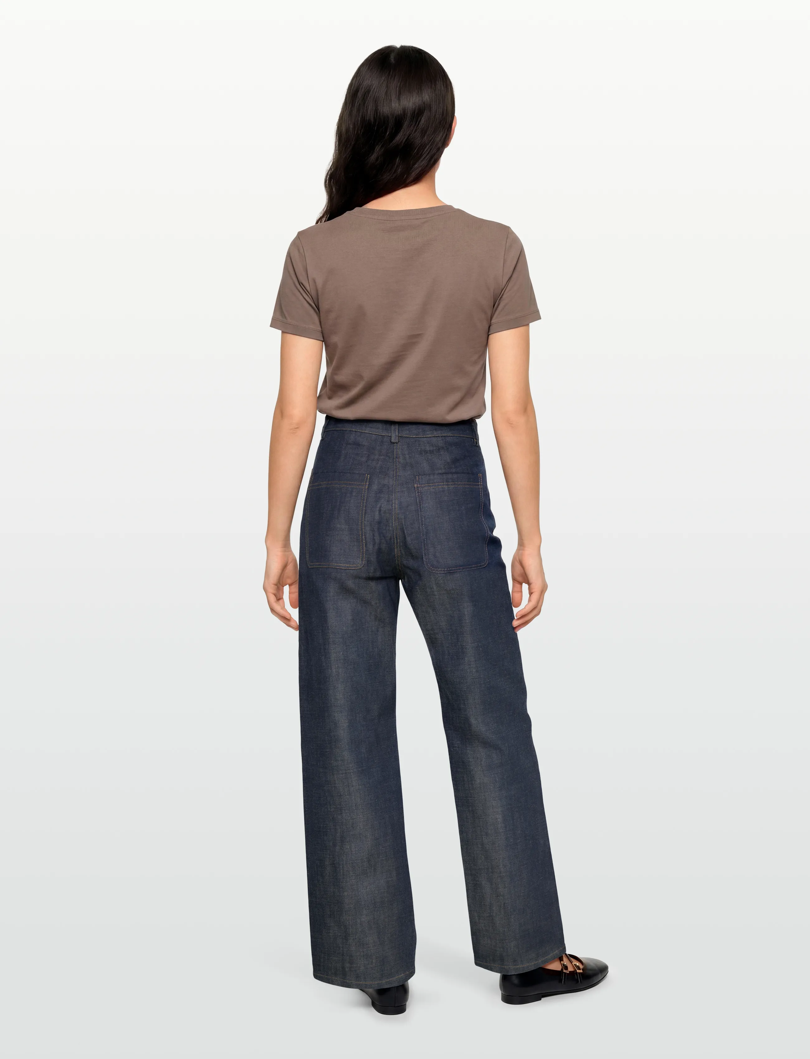 nué notes - Ubeda Pants - džinsi ar platām starām - 447 dark denim - 4