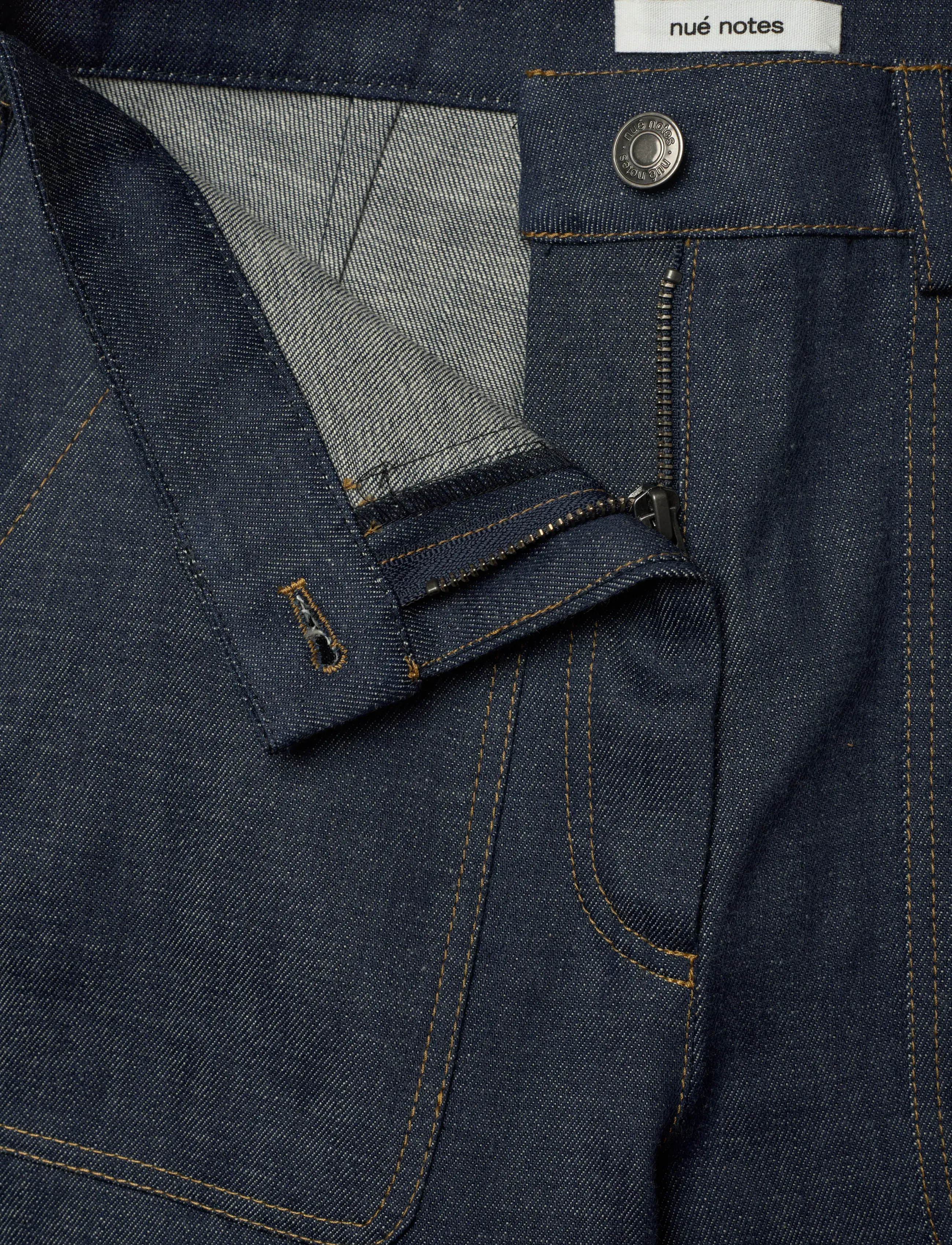 nué notes - Ubeda Pants - wide leg jeans - 447 dark denim - 3