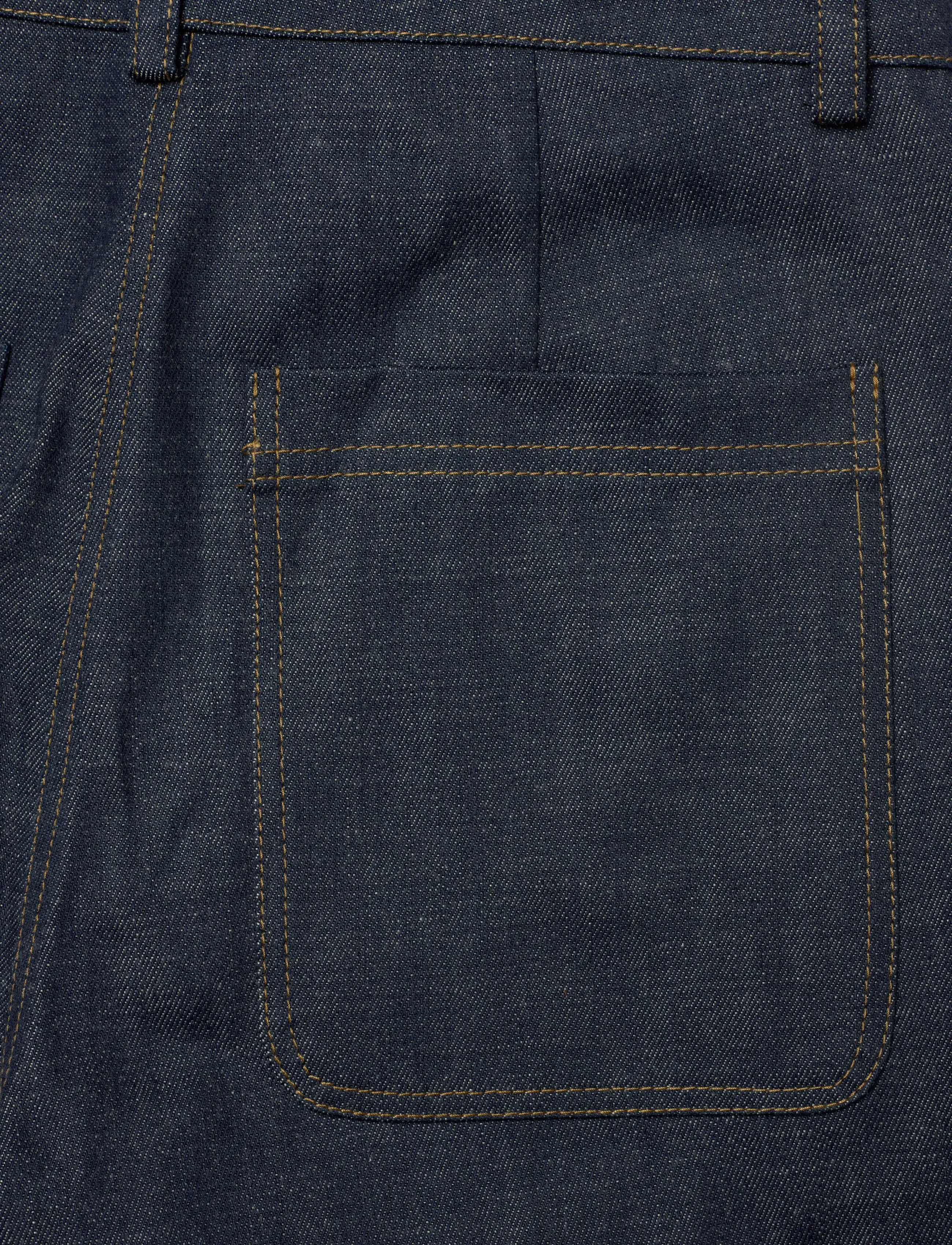 nué notes - Ubeda Pants - wide leg jeans - 447 dark denim - 4