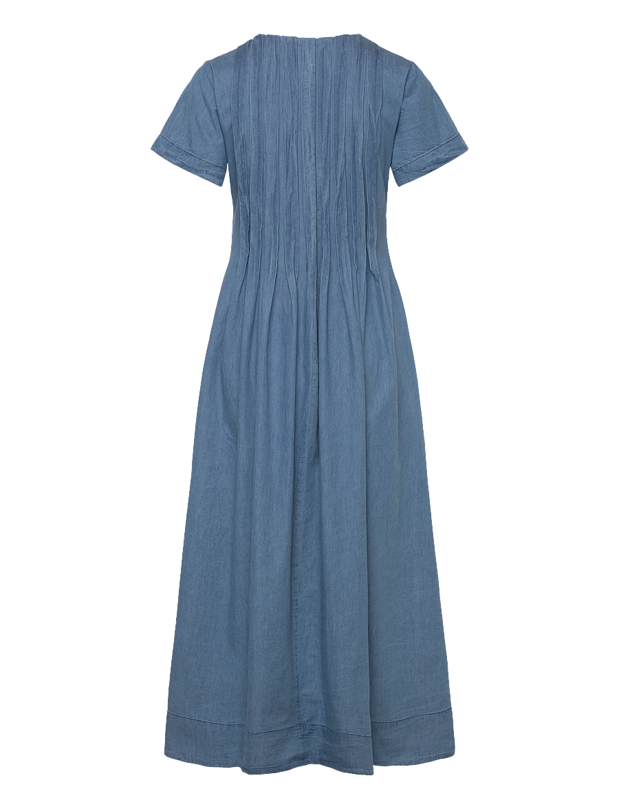 nué notes - Belize Dress - maxikleider - 406 denim blue - 1