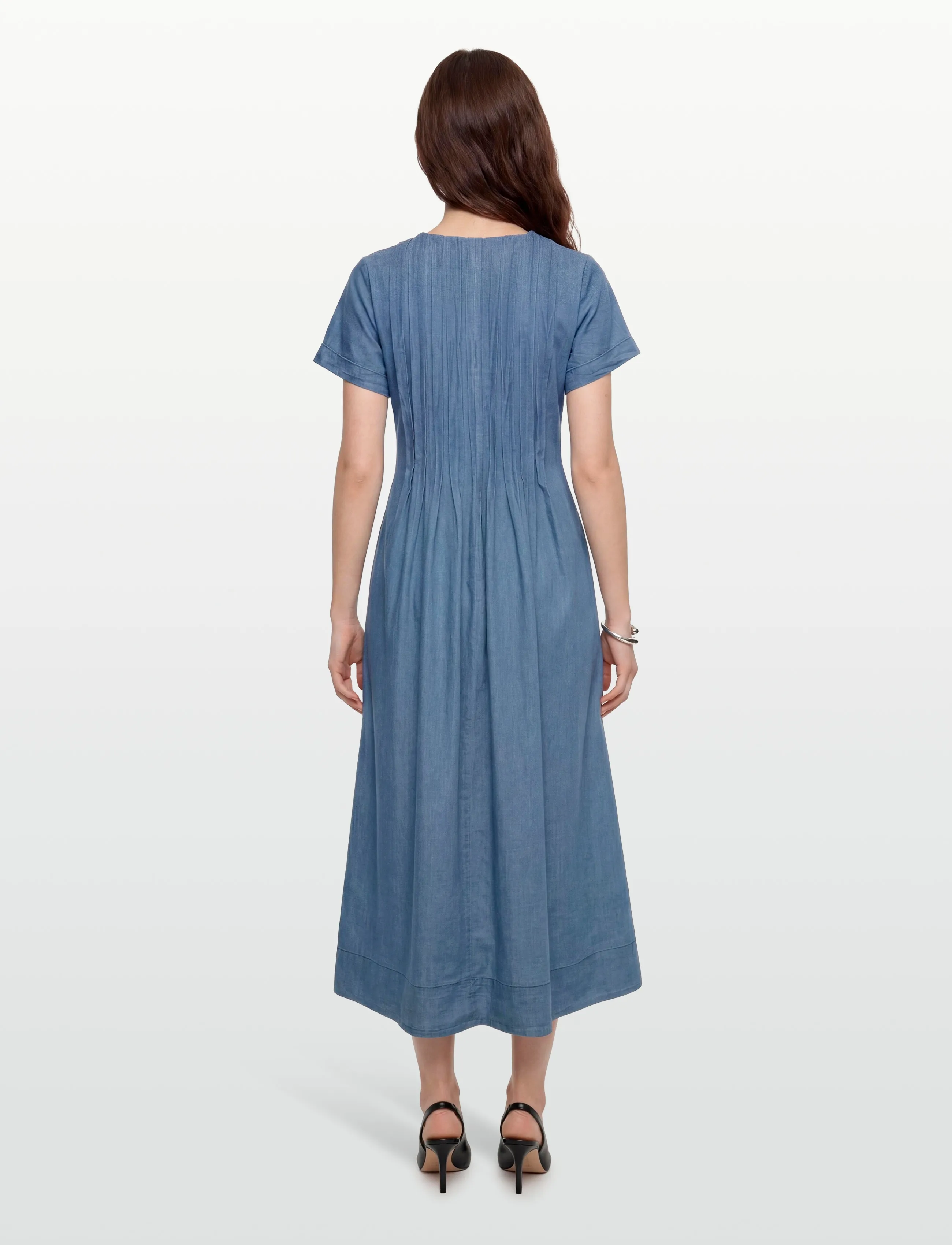 nué notes - Belize Dress - maxikleider - 406 denim blue - 4