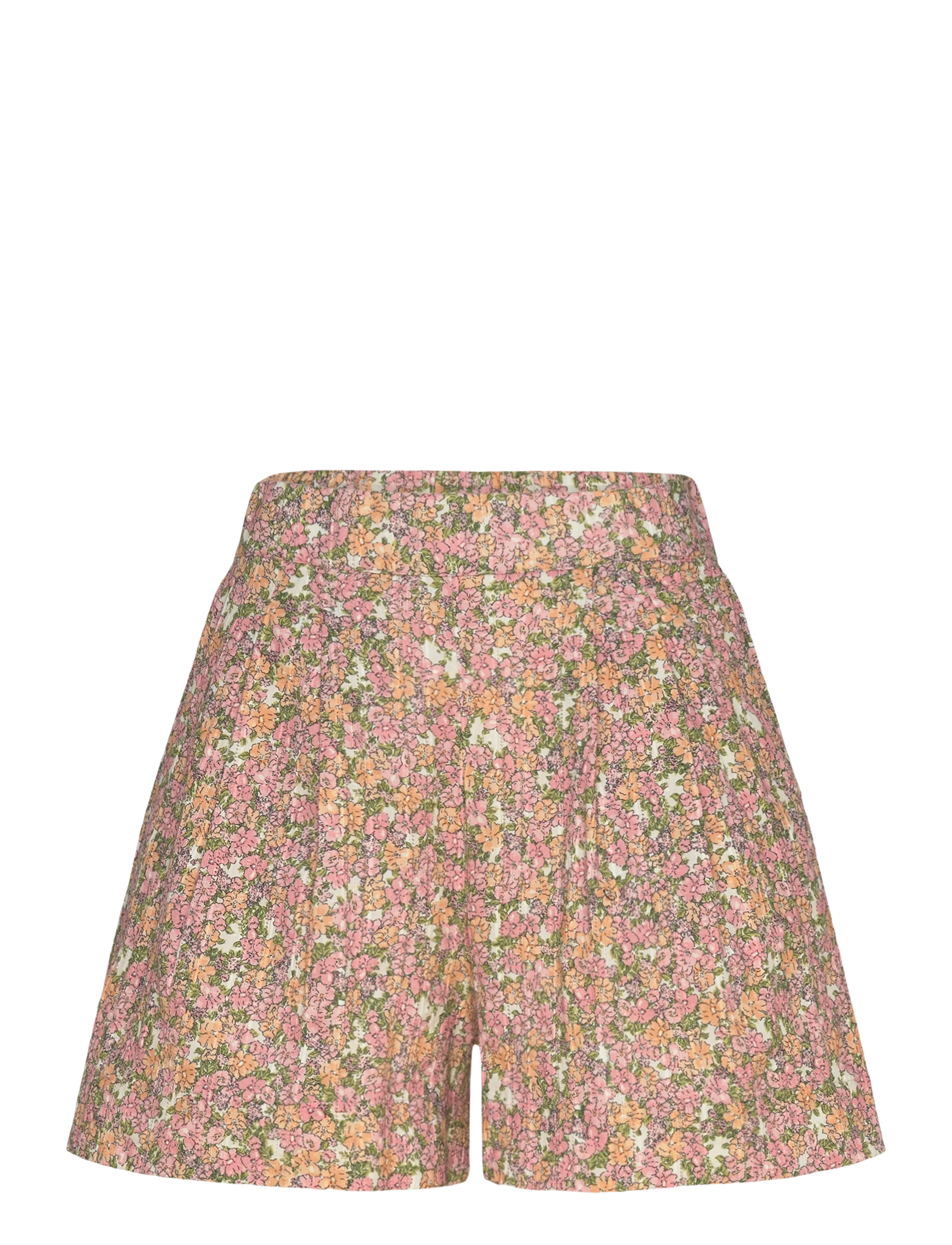 nué notes Laguna Shorts - Clothing - 188 PEACH FLORAL / coral