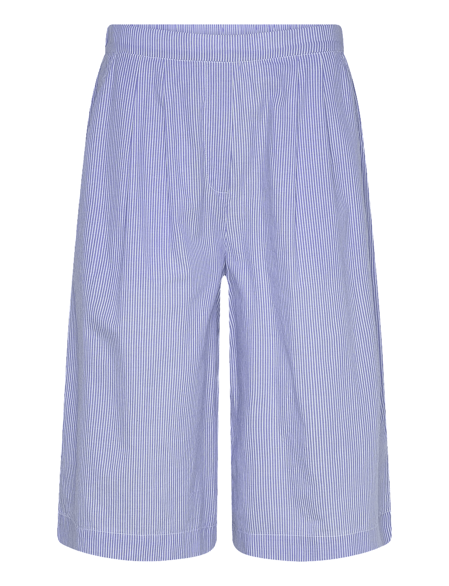 nué notes - Giza Shorts - casual shorts - 575 blue stripe mix - 0