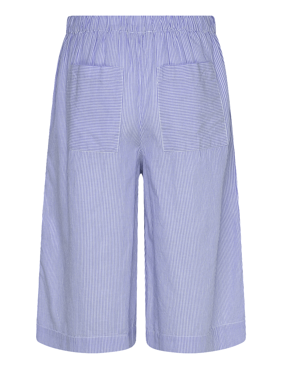 nué notes - Giza Shorts - casual shorts - 575 blue stripe mix - 1