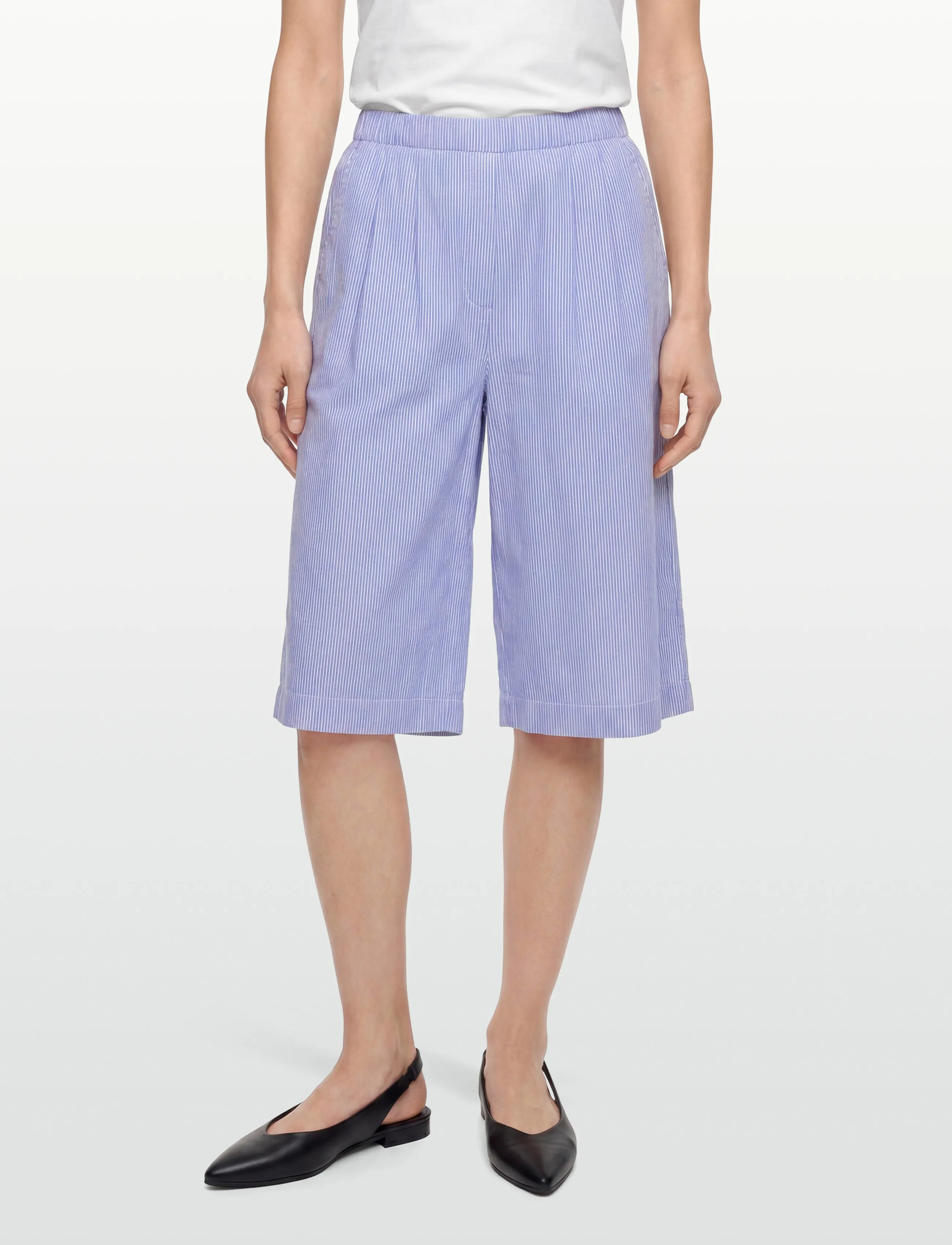 nué notes - Giza Shorts - casual szorty - 575 blue stripe mix - 3