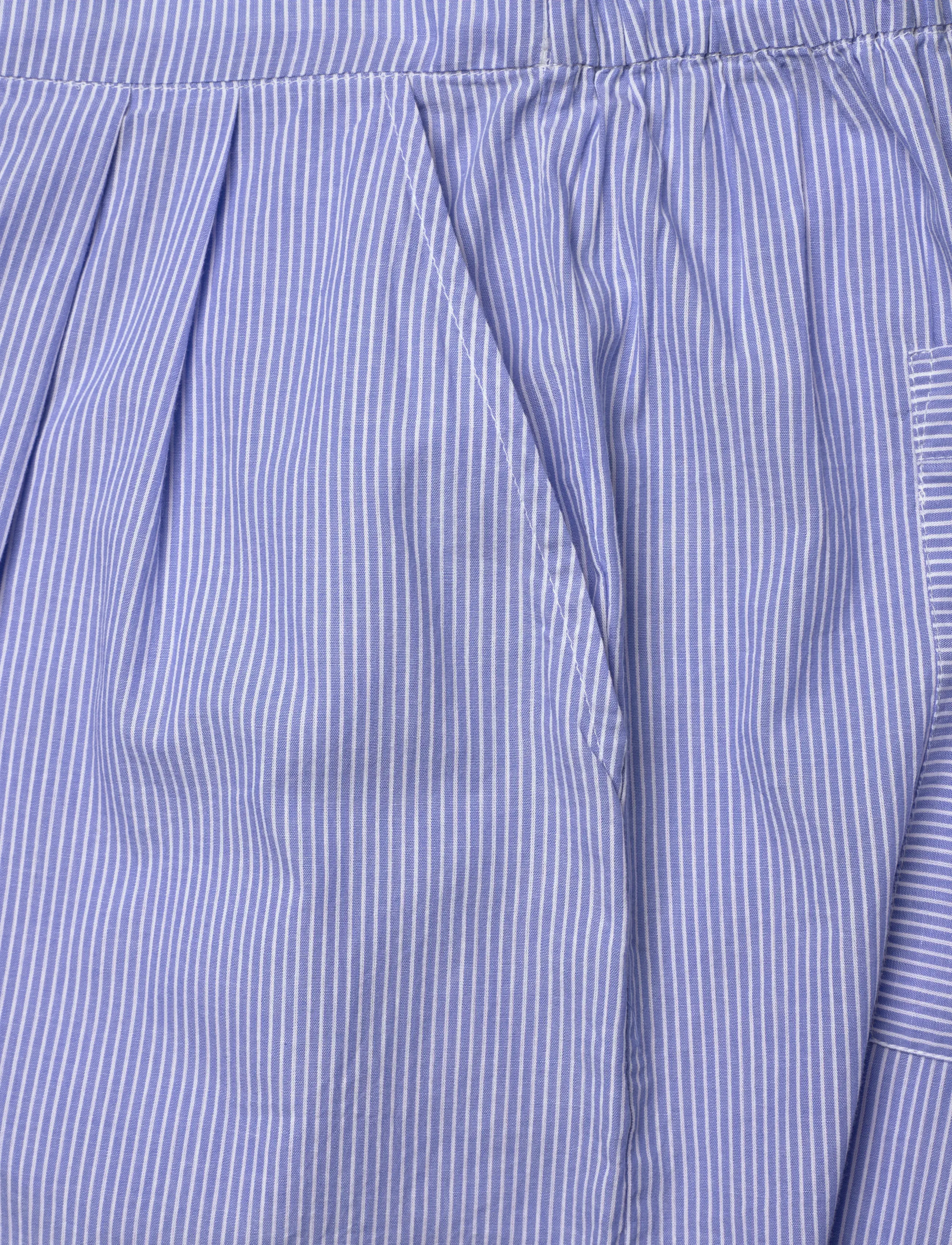 nué notes - Giza Shorts - casual shorts - 575 blue stripe mix - 2