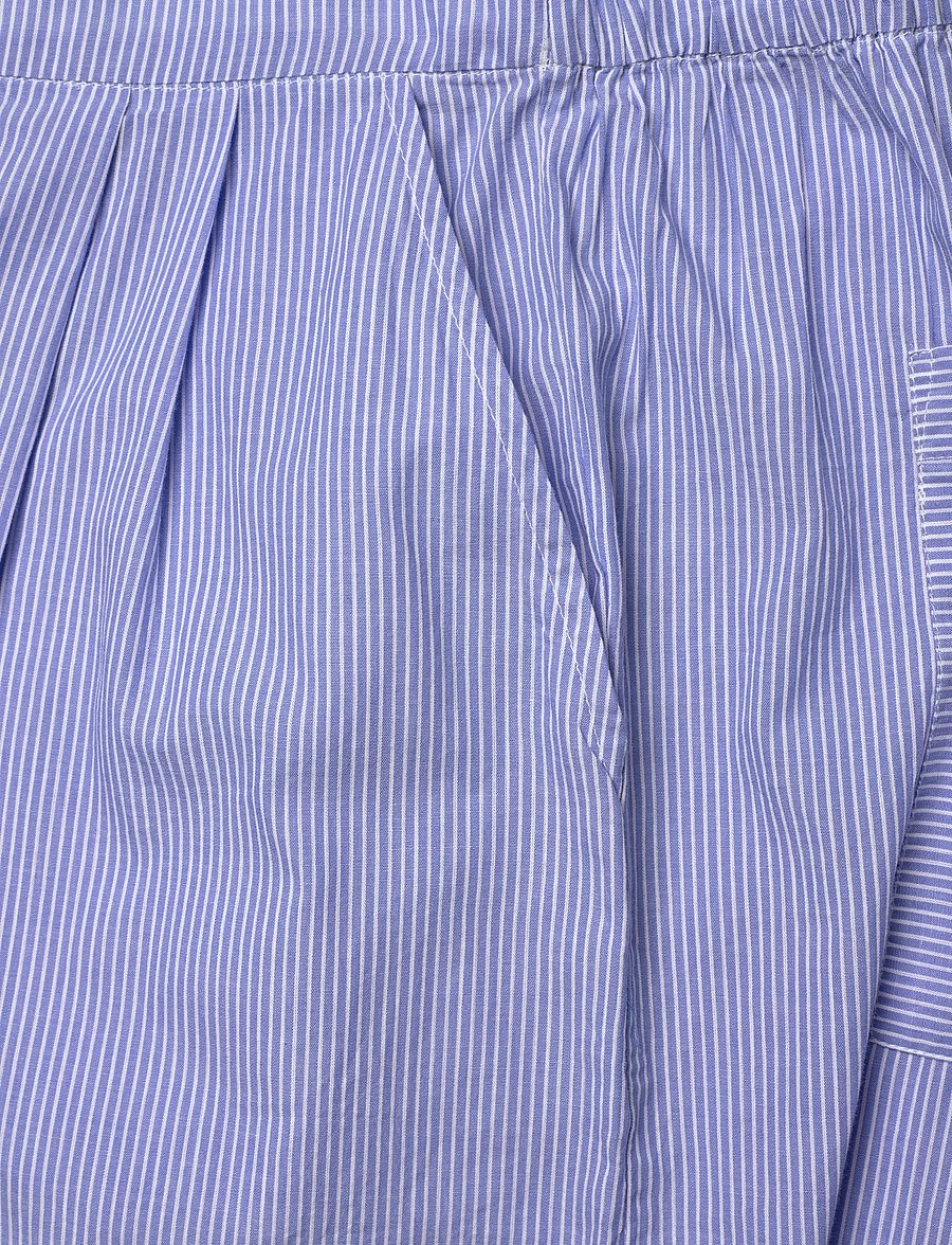 nué notes - Giza Shorts - casual shorts - 575 blue stripe mix - 2