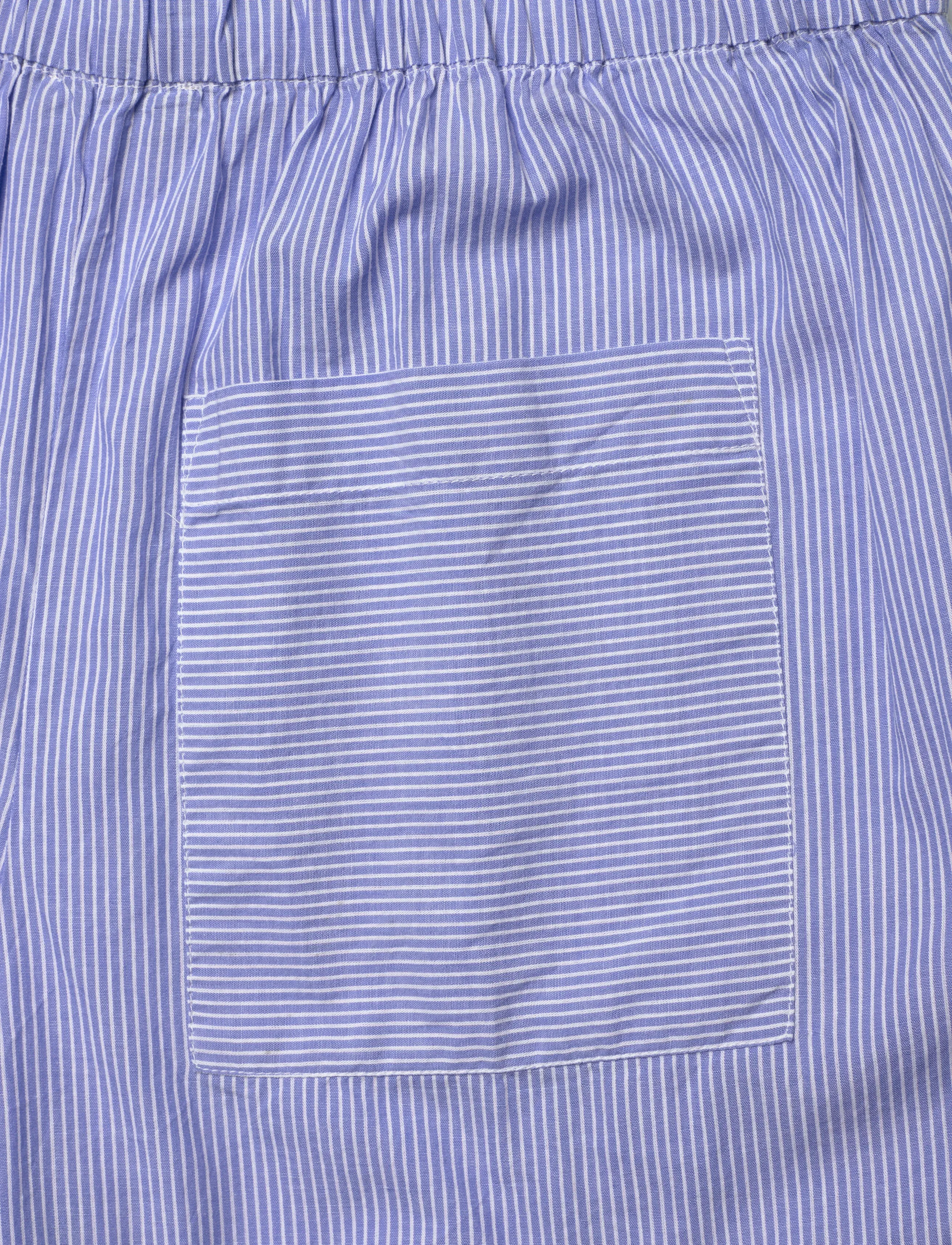nué notes - Giza Shorts - casual shorts - 575 blue stripe mix - 3