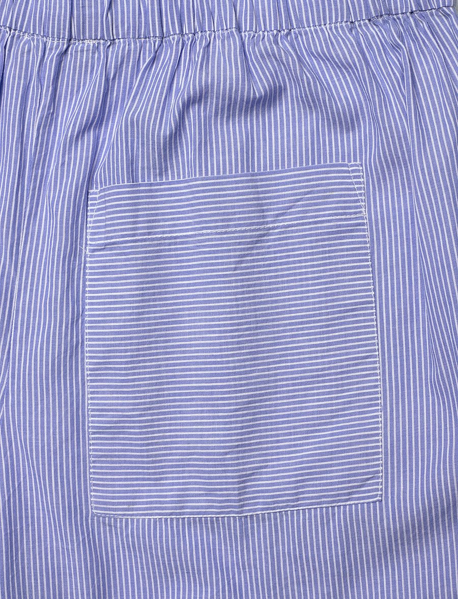 nué notes - Giza Shorts - casual shorts - 575 blue stripe mix - 3