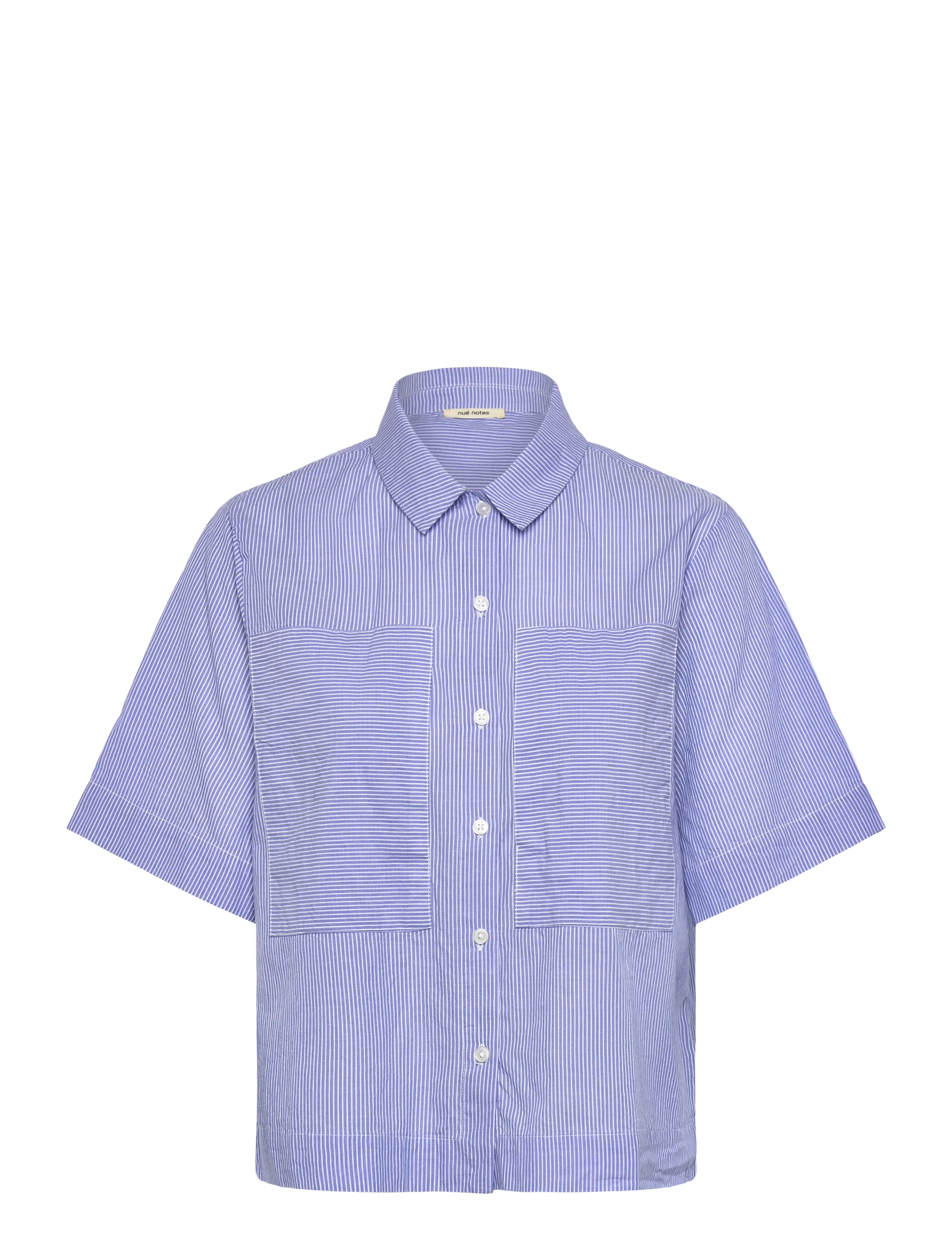 nué notes Eibar Shirt - Kleding - 575 BLUE STRIPE MIX / blue