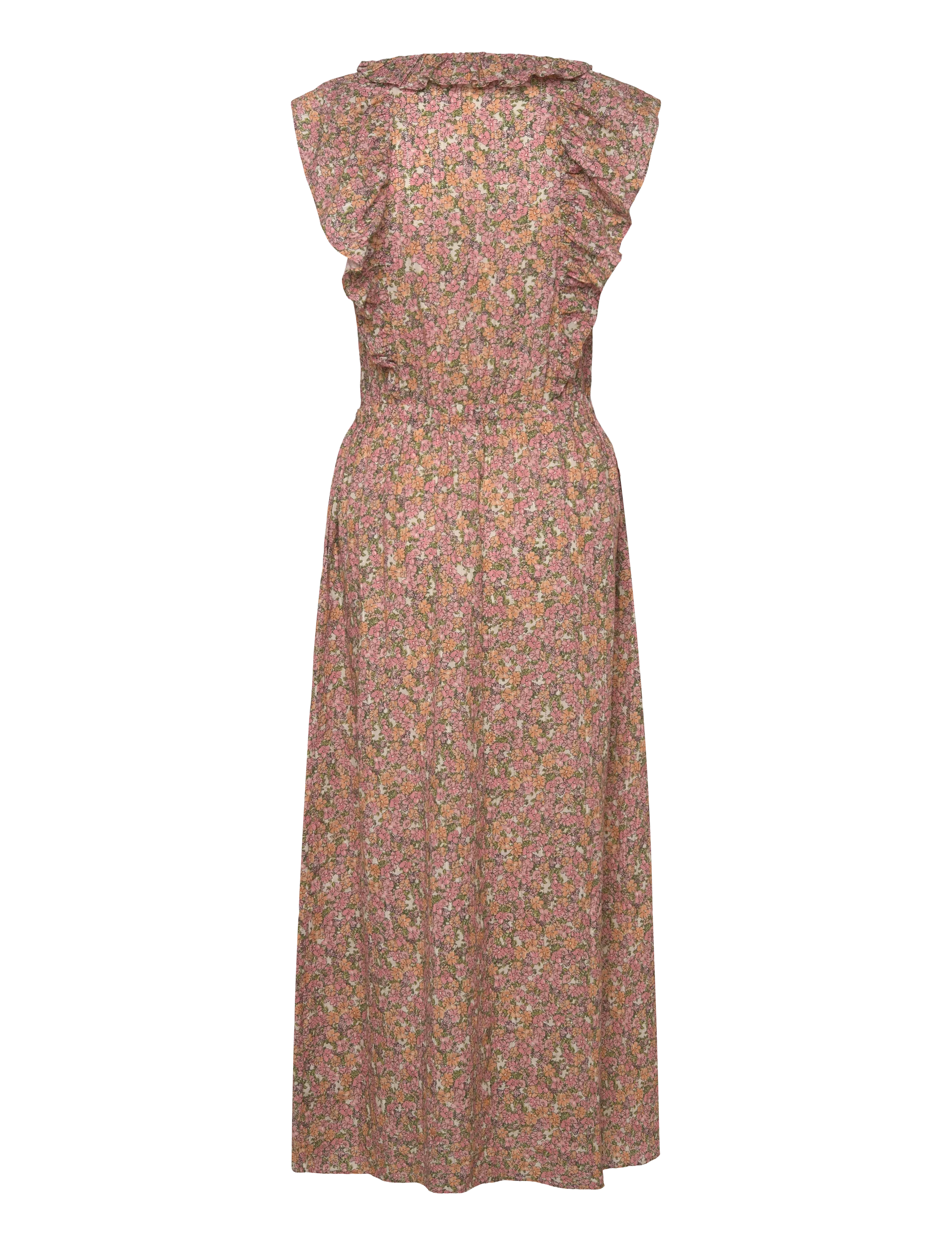 nué notes - Antequera Dress - maxiklänningar - 188 peach floral - 1