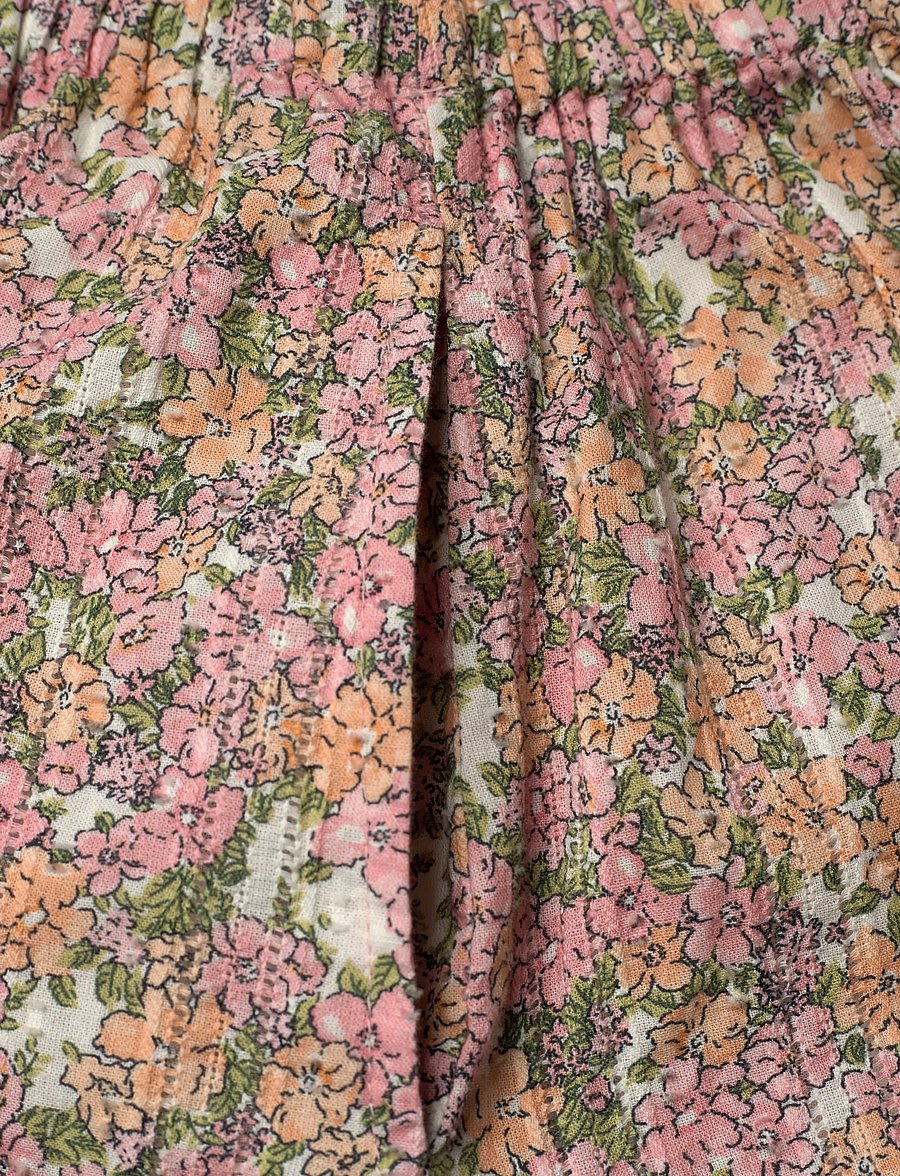 nué notes - Antequera Dress - maxiklänningar - 188 peach floral - 3