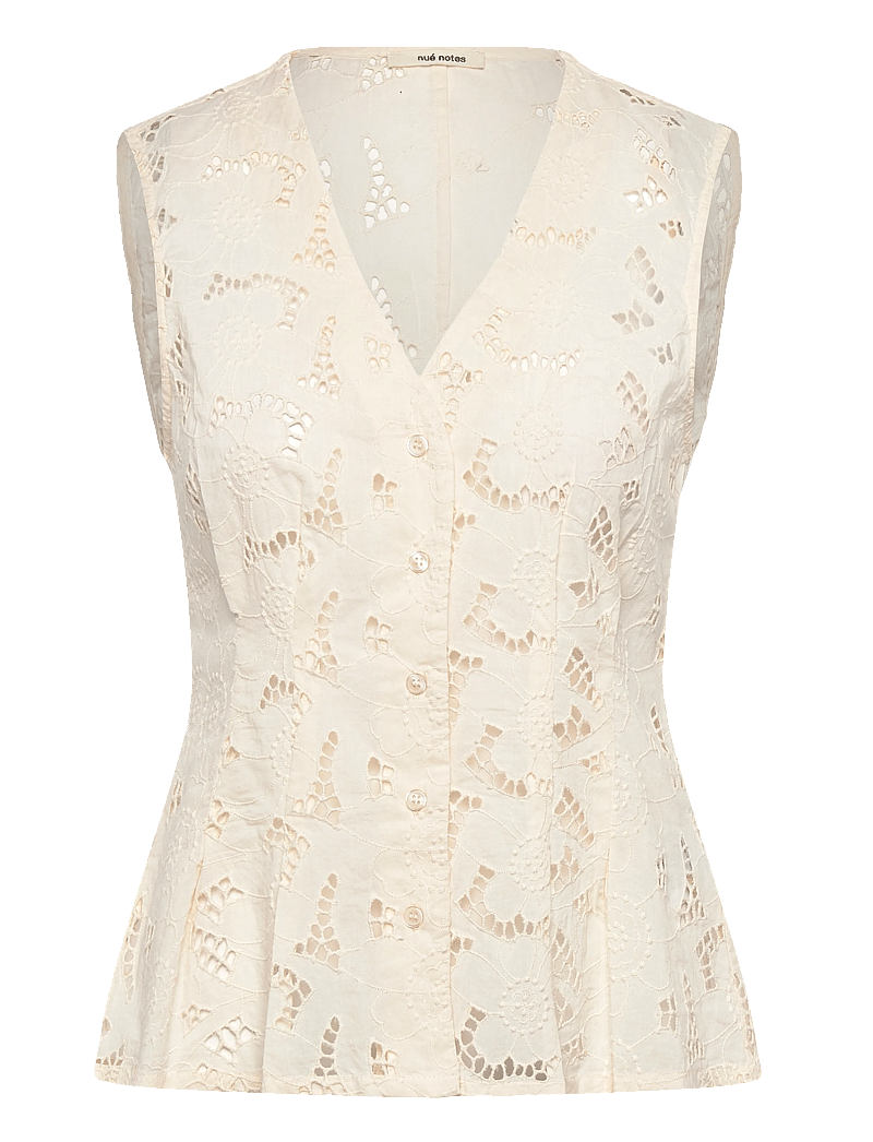 nué notes - Sestao Vest - sleeveless tops - 007 egret - 0