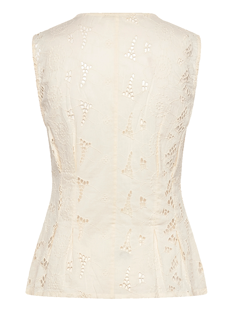 nué notes - Sestao Vest - sleeveless tops - 007 egret - 1
