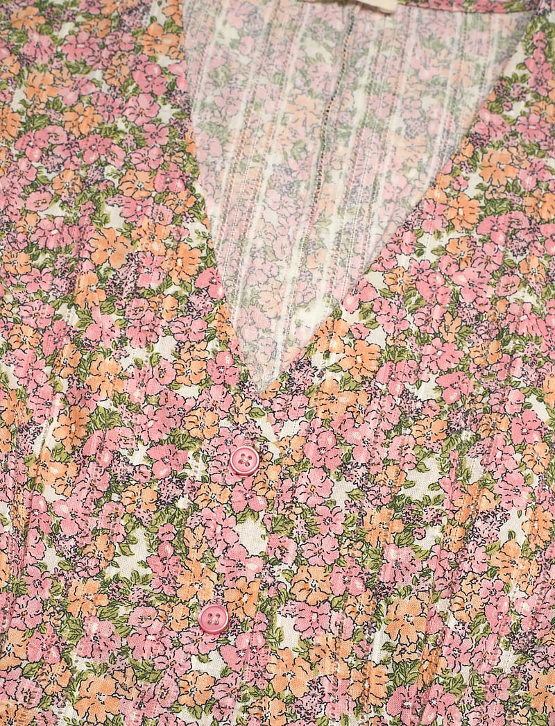 nué notes - Sergovia Vest - adītas vestes - 188 peach floral - 2