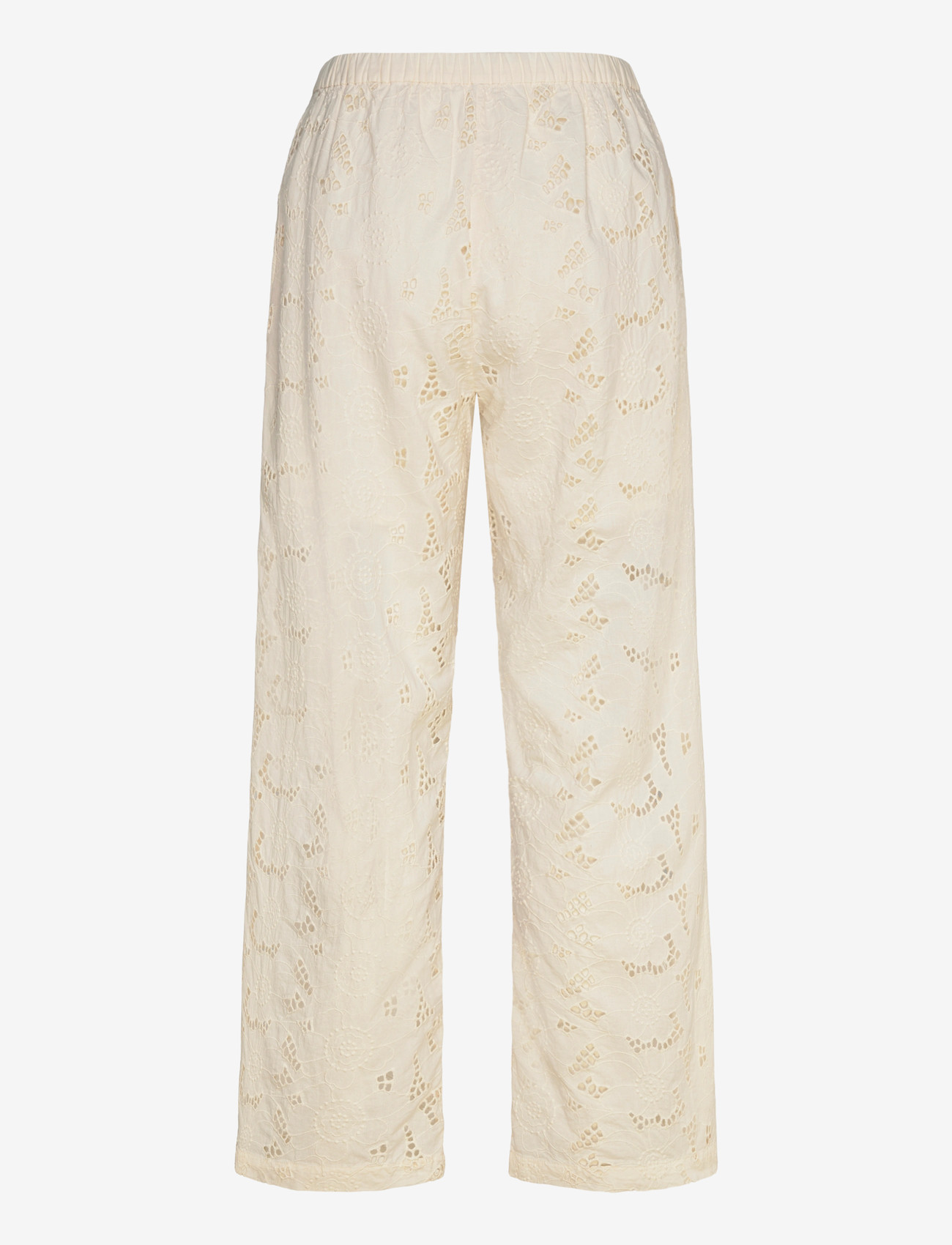 nué notes - Miami Pants - bukser med lige ben - 007 egret - 1