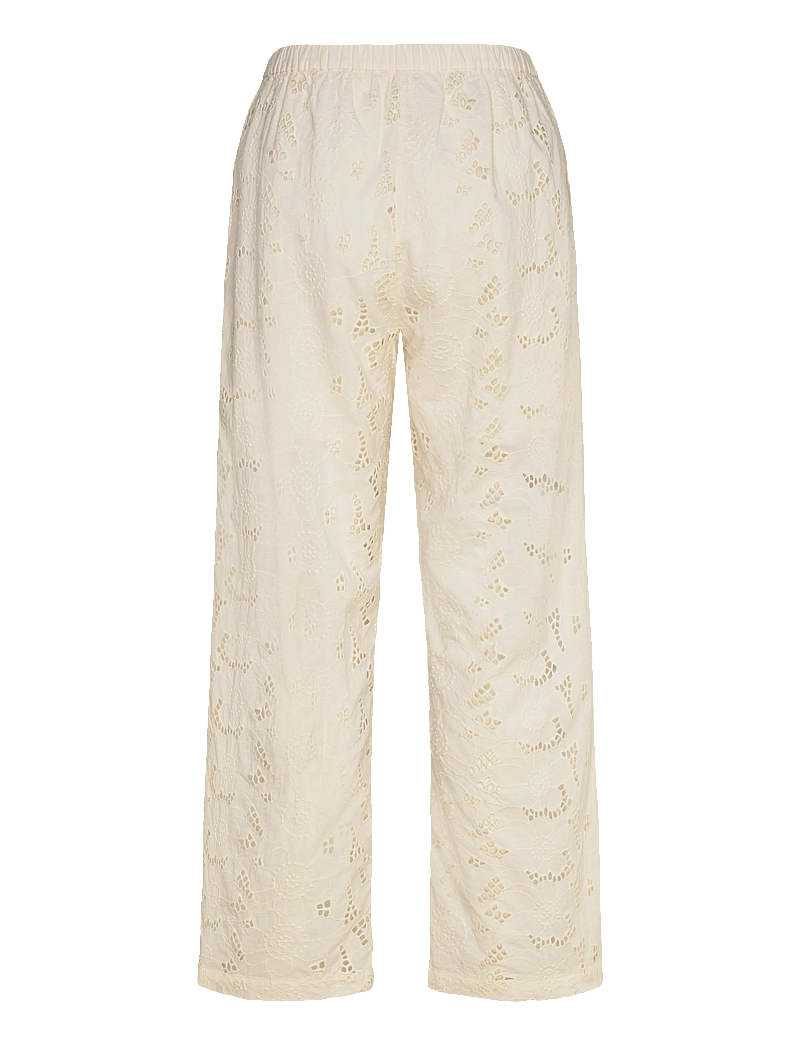 nué notes - Miami Pants - bukser med lige ben - 007 egret - 1