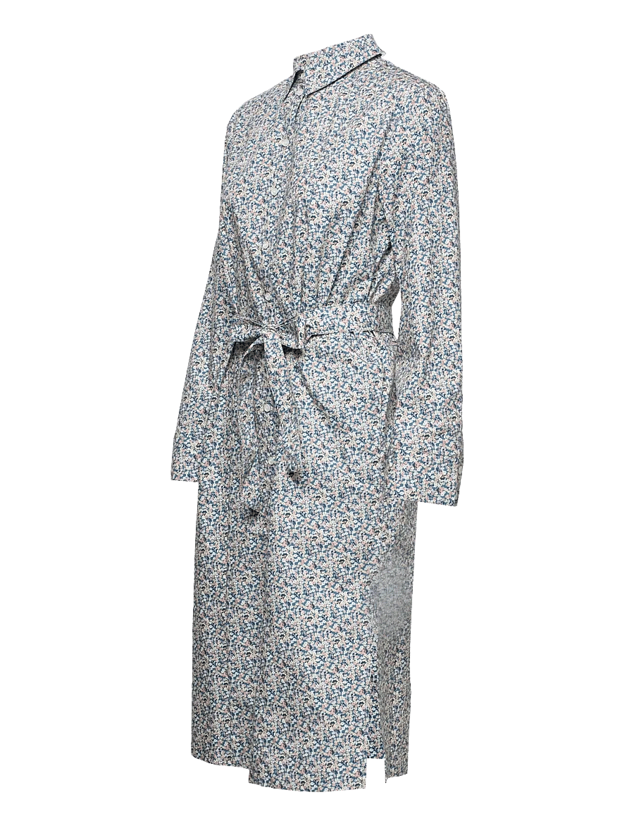 nué notes - Titus Dress - sukienki koszulowe - dusty blue - 3