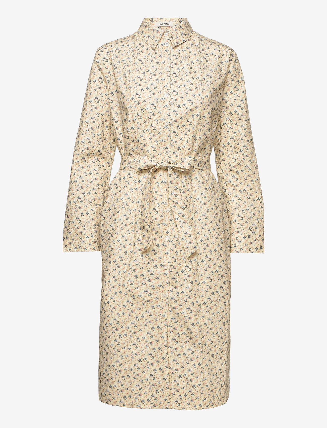 nué notes - Titus Dress - skjortekjoler - yellow cream - 0