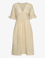 nué notes - Hudson Dress - summer dresses - yellow cream - 0