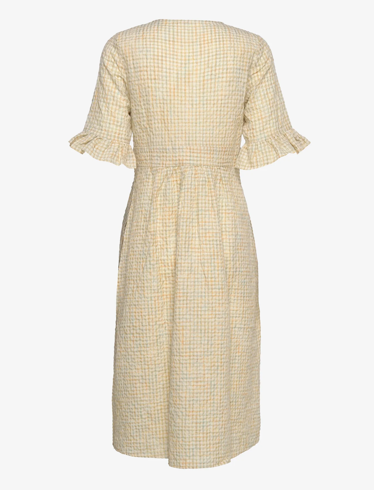 nué notes - Hudson Dress - summer dresses - yellow cream - 1