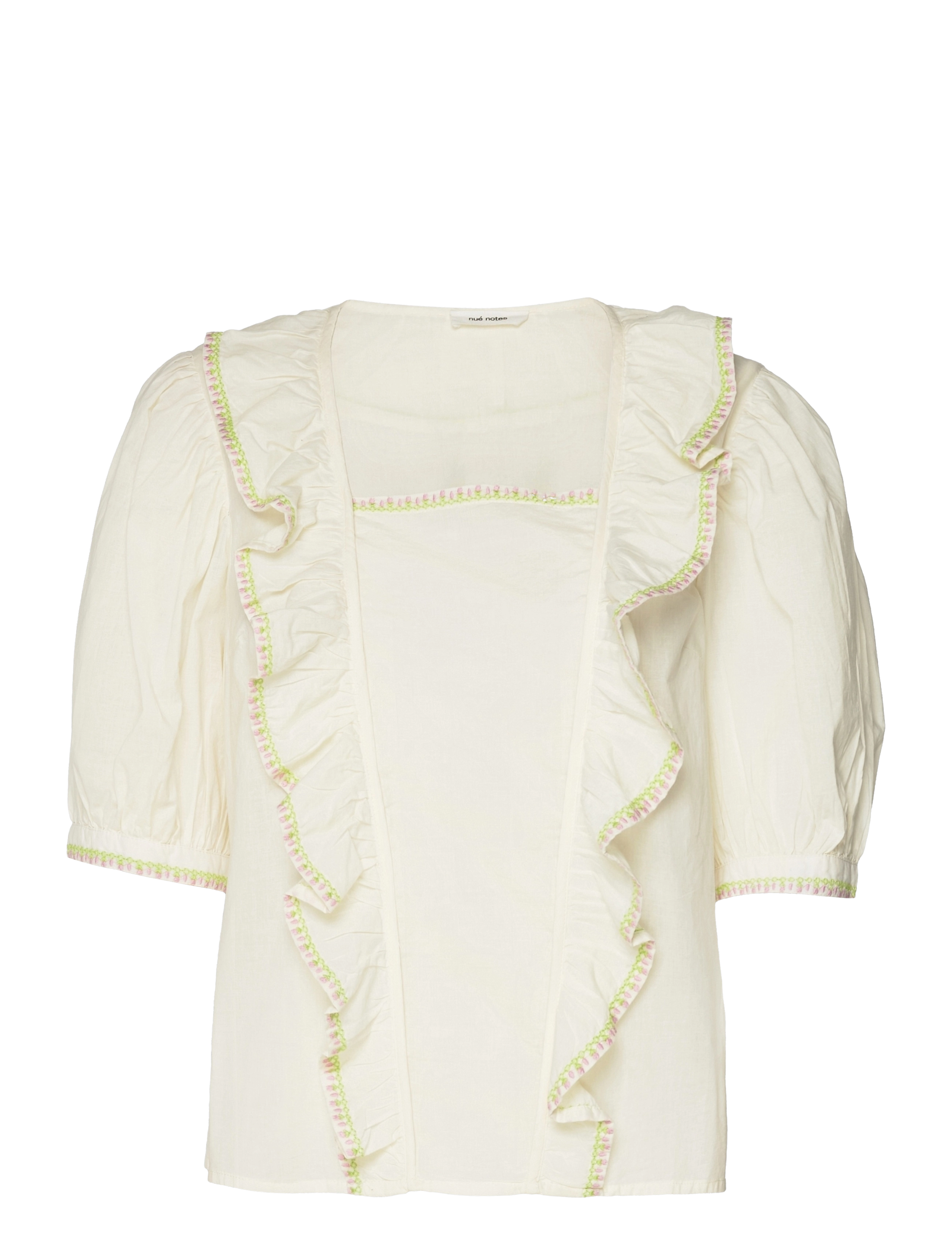 NUÉ NOTES Petrice Bluse Cream - 38 - Damen