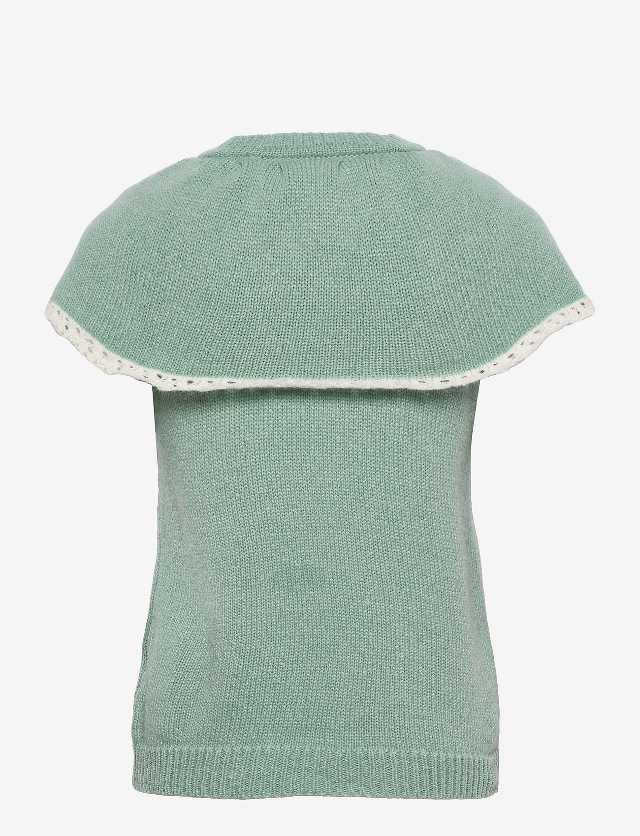 nué notes - Nancy Waist Coat - knitted vests - mint - 1