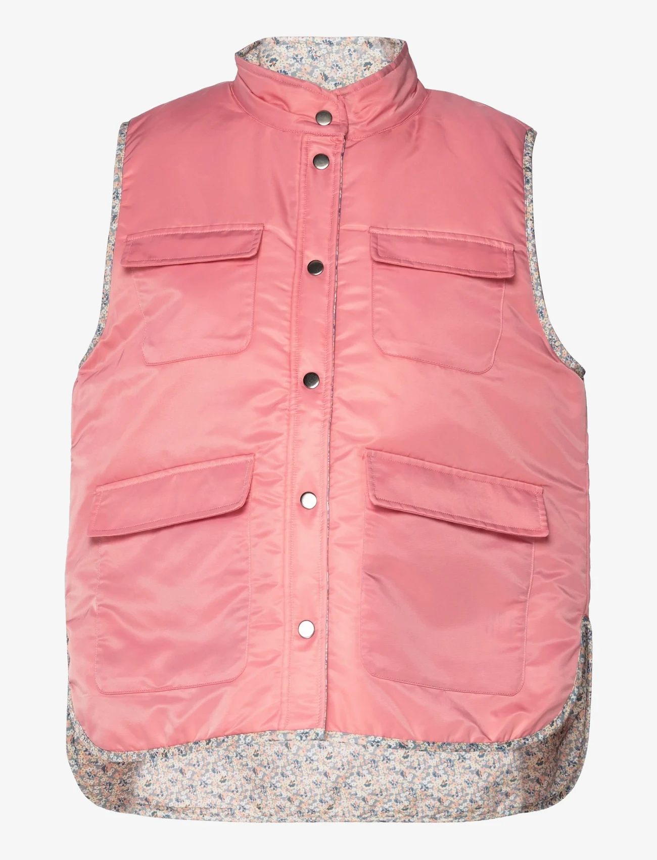 nué notes - Hans Vest - puffer vests - candy pink - 0