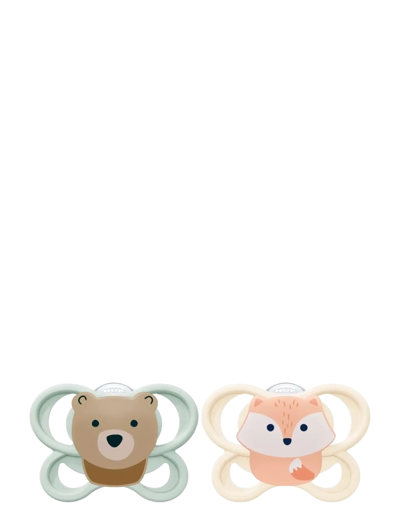 NUK - Perfect Match Air Fox/Bear, size 0-2 months - lutid - fox/bear - 1