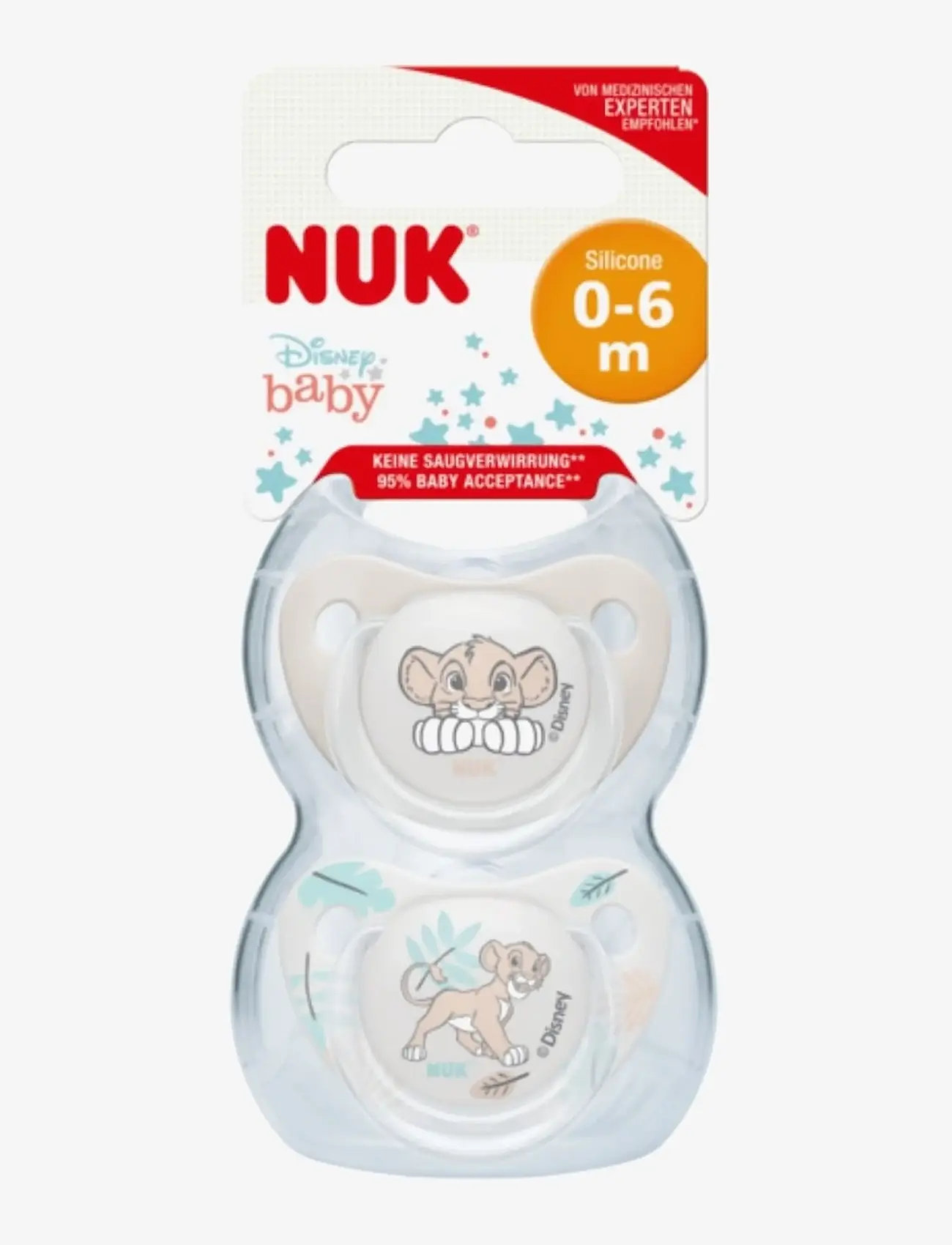 NUK - Trendline pacifier Lion King, size 0-6 months - schnuller - beige - 0