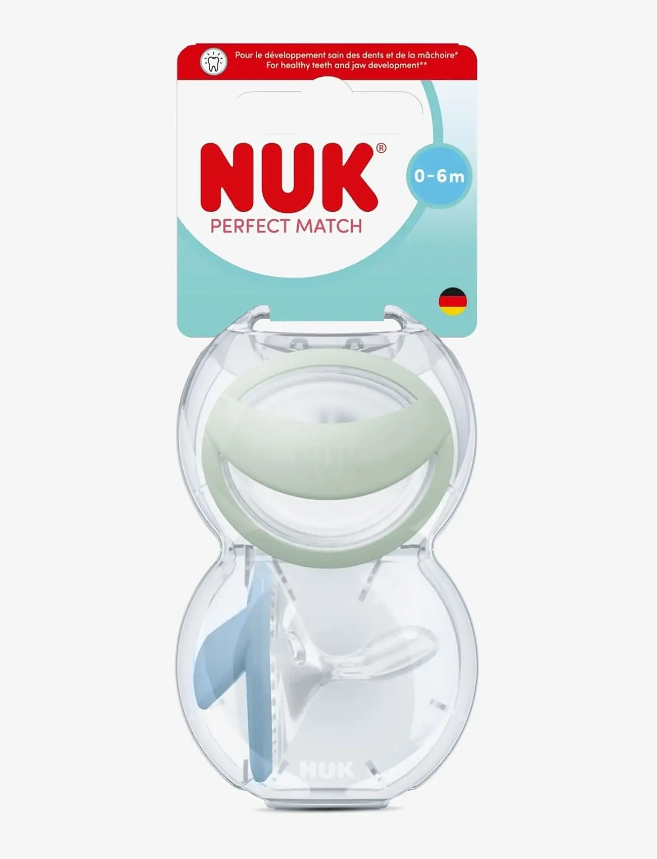 NUK - Perfect Match Green/Blue, size 0-6 months - sutter - green/blue - 0