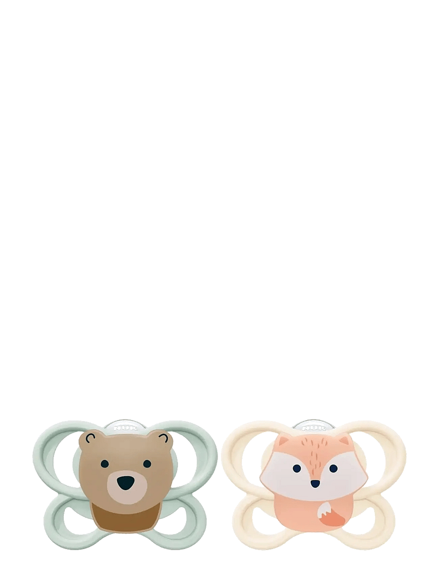 NUK - Perfect Match Air Fox/Bear, size 0-6 months - schnuller - fox/bear - 1