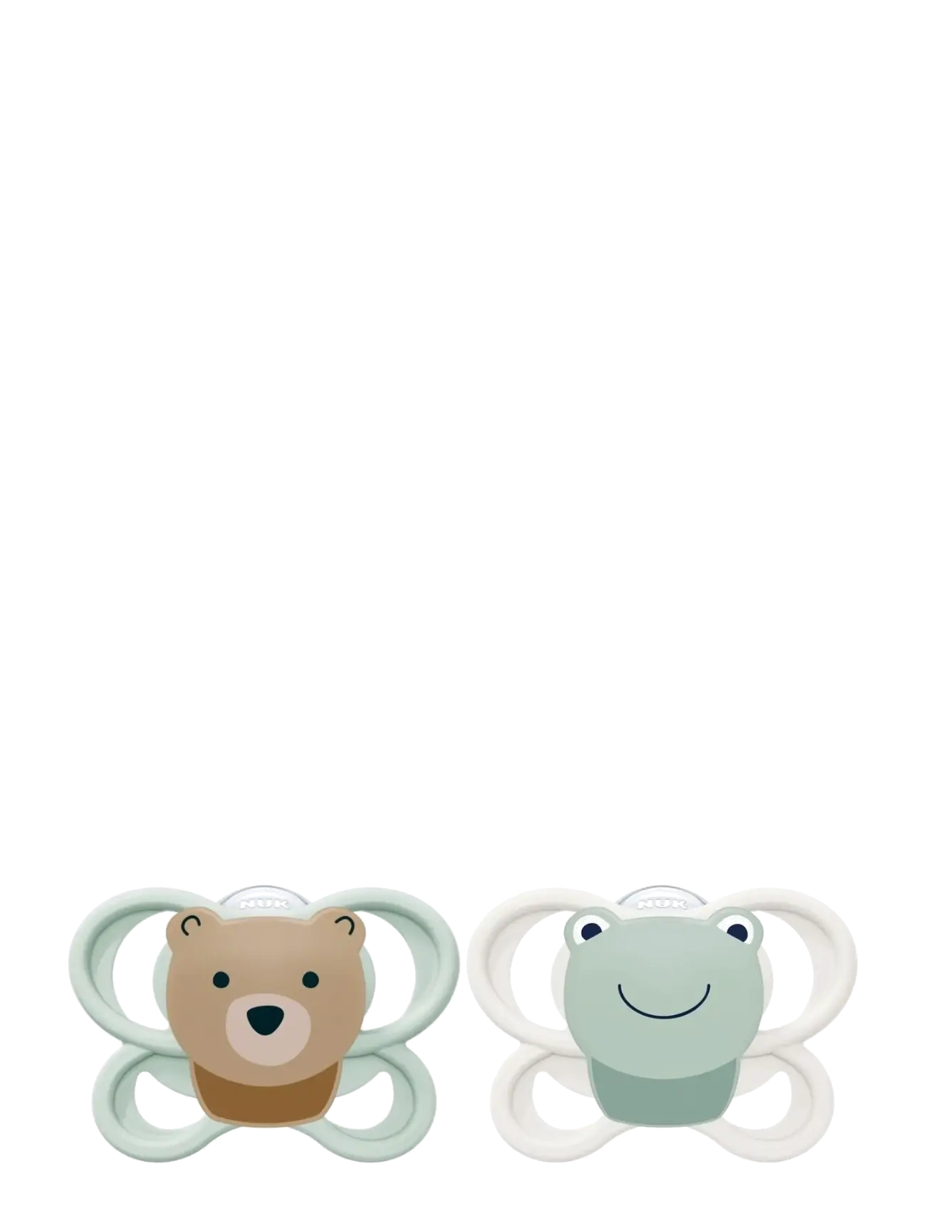 NUK - Perfect Match Air Bear/Frog, size 0-6 months - lutid - bear/frog - 1