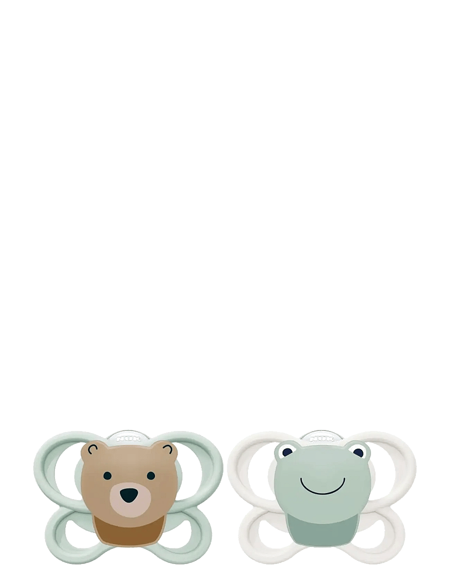 NUK - Perfect Match Air Bear/Frog, size 0-6 months - lutid - bear/frog - 1