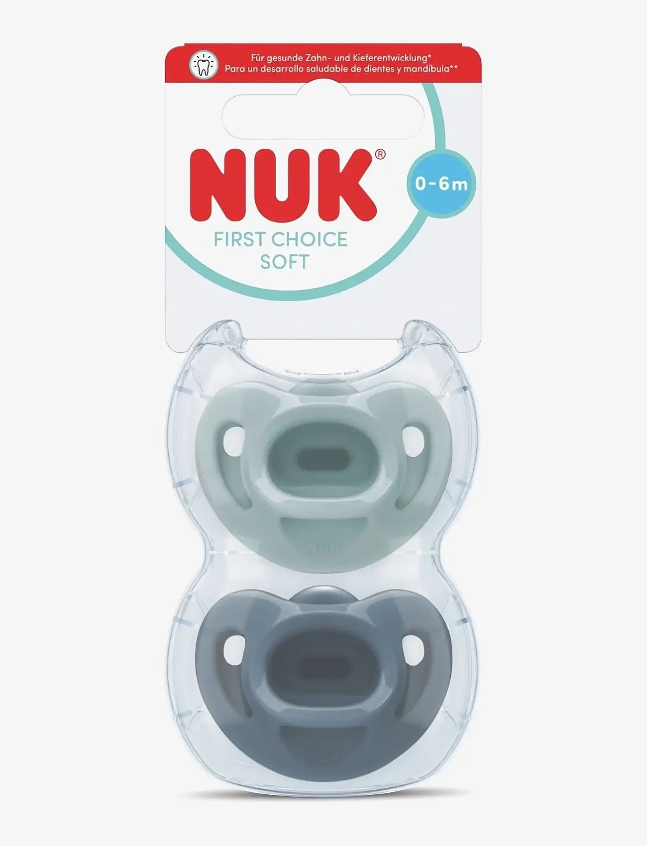 NUK - First Choice Soft Green/Blue, size 0-6 months - sutter - green/blue - 0