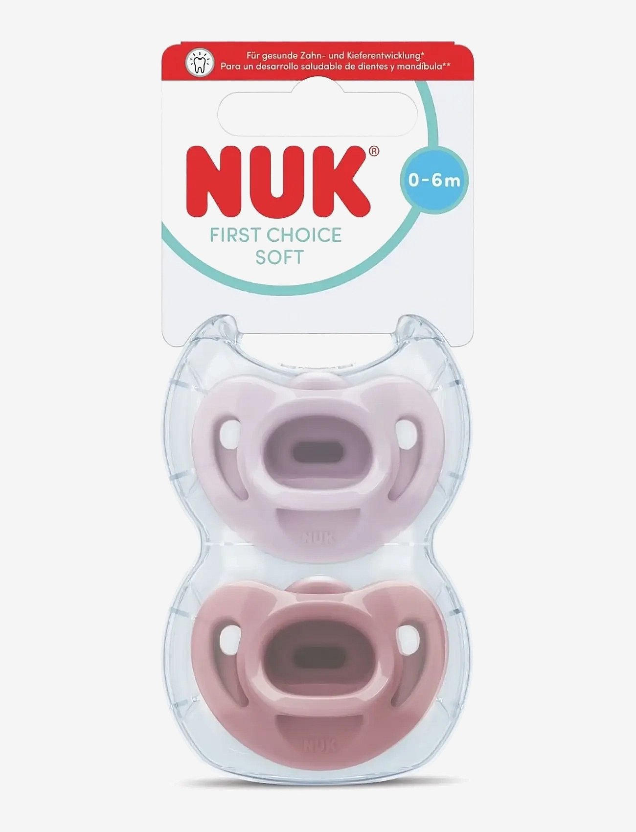 NUK - First Choice Soft Purple/Red