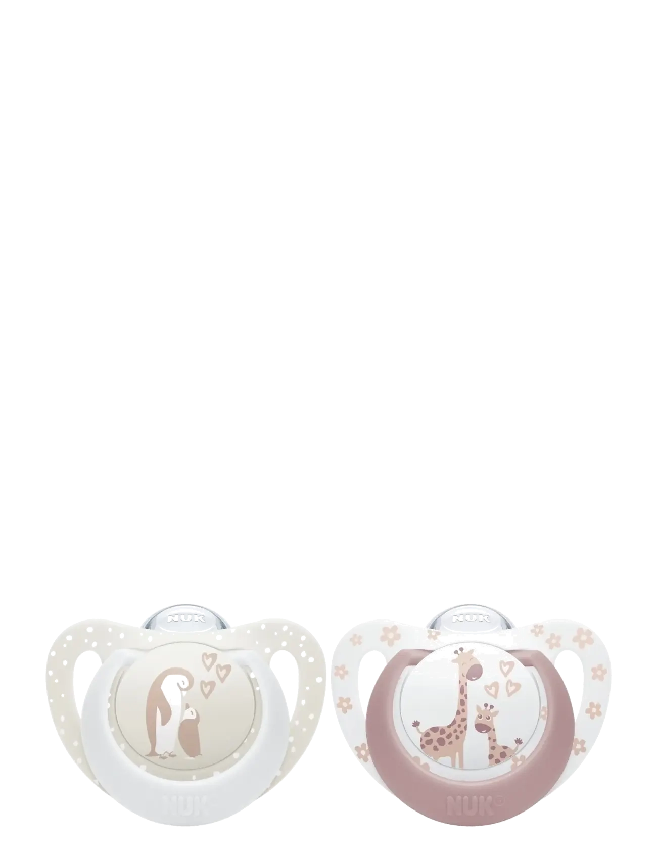 NUK - First Choice Penguin/Giraffe, size 0-6 months - pacifiers - penguin/giraffe - 1