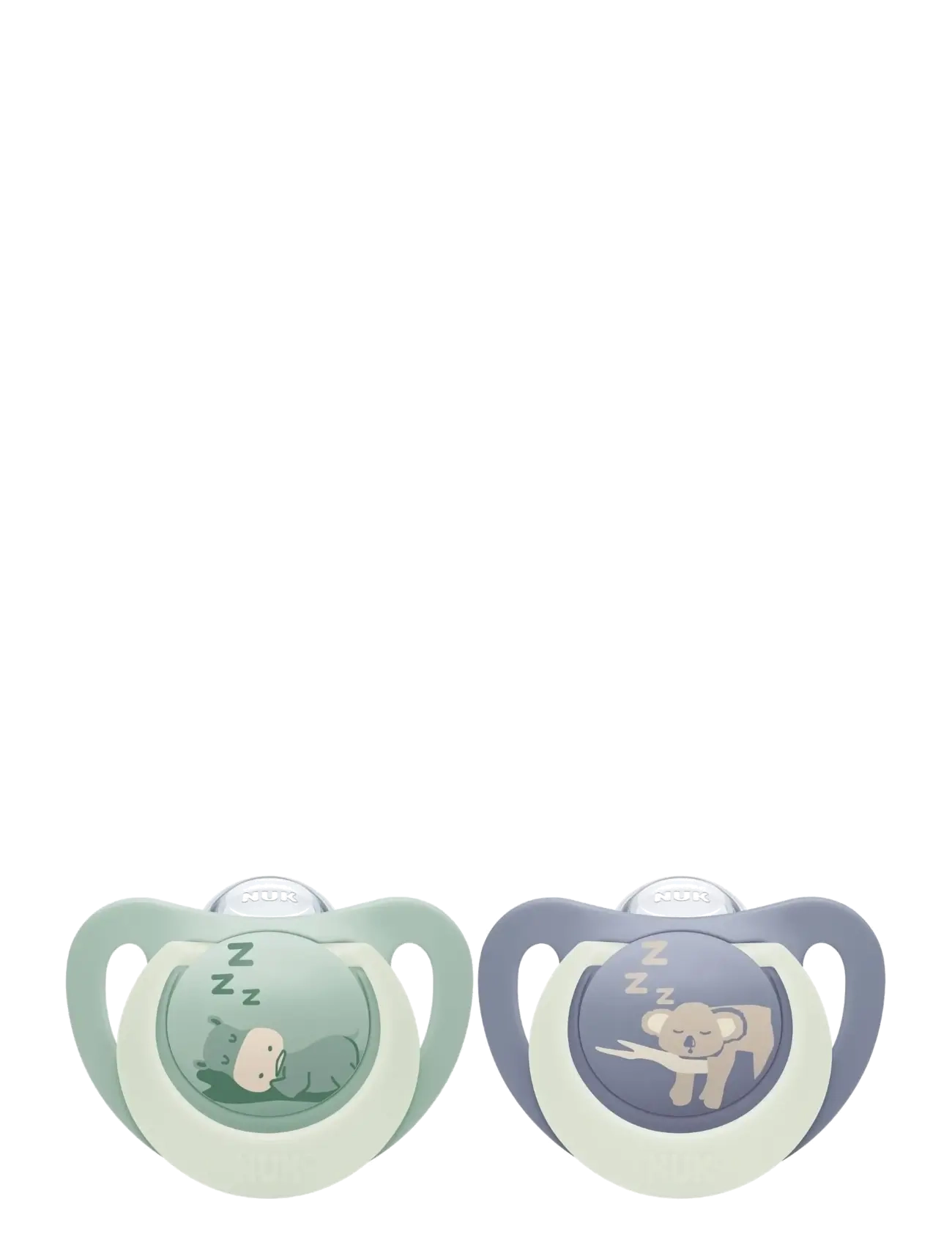 NUK - First Choice Night Hippo/Koala, size 0-6 months - pacifiers - hippo/koala - 1