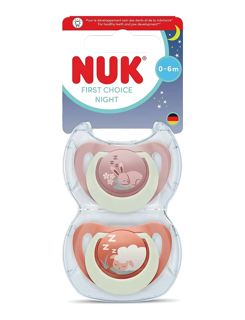 NUK - First Choice Night Bunny/Sheep, size 0-6 months - pacifiers - bunny/sheep - 0