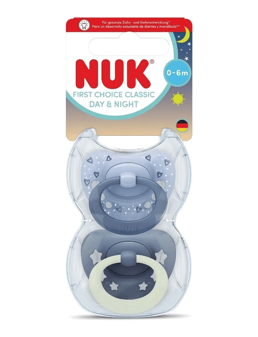 NUK - First Choice Classic Day & Night Blue, size 0-6 months - sutter - blue - 0
