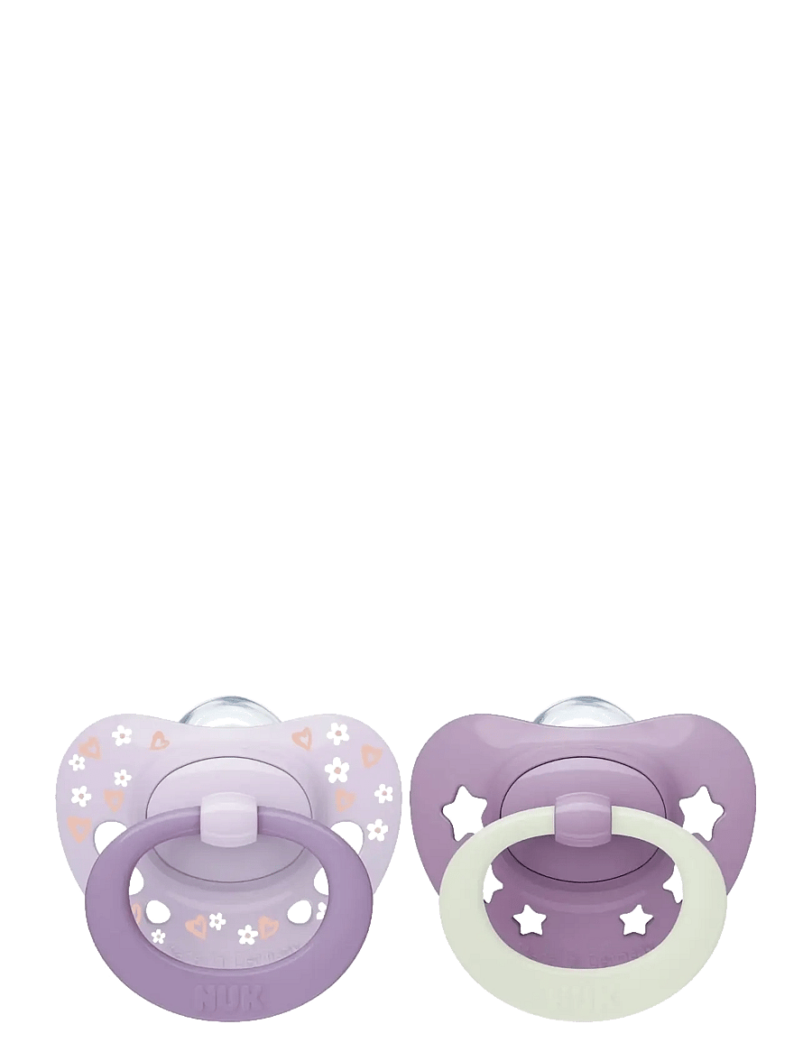 NUK - First Choice Classic Day & Night Purple, size 0-6 months - schnuller - purple - 1