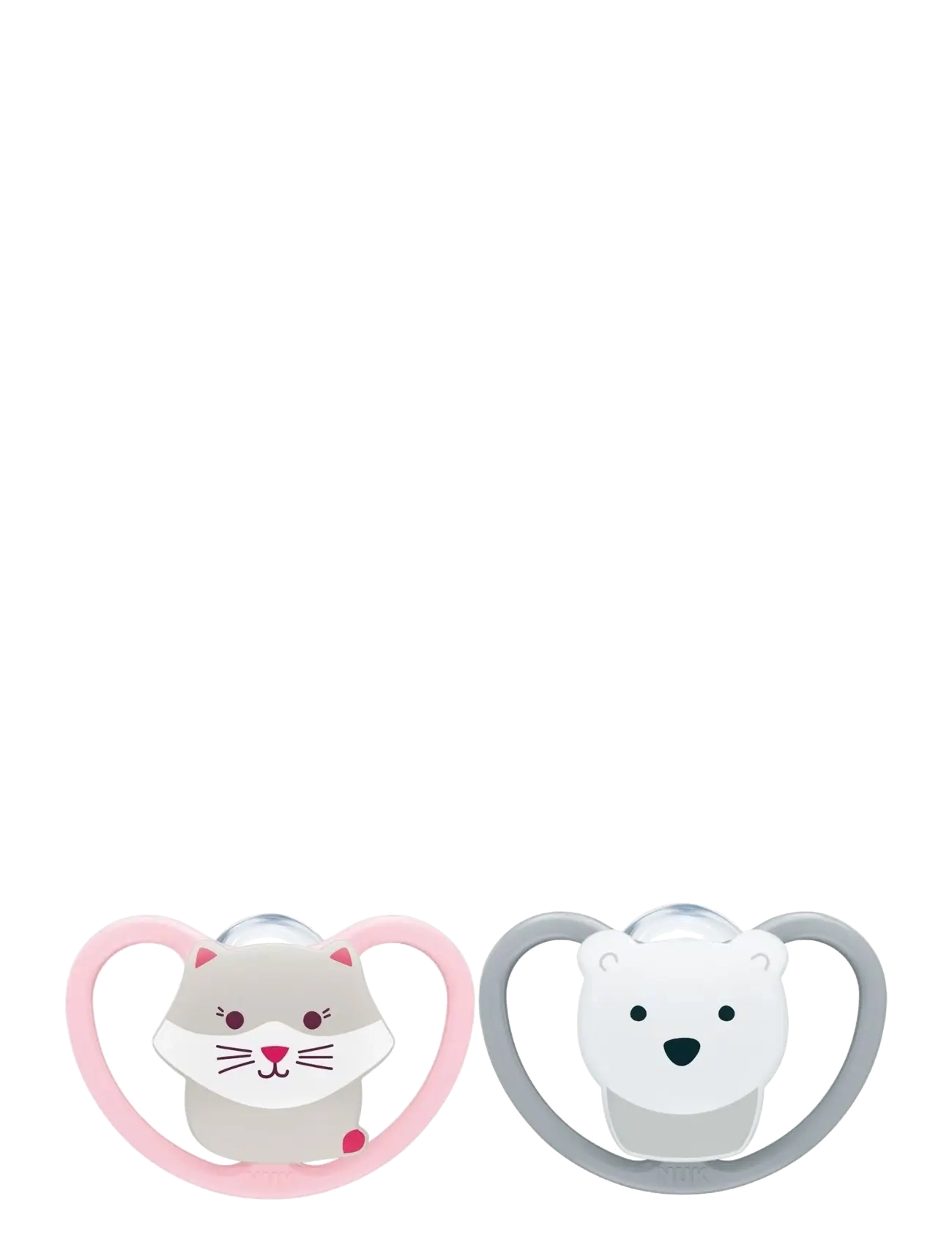 NUK - Perfect Match Air Cat/Polarbear, size 6-18 months - snuð - cat/polarbear - 1