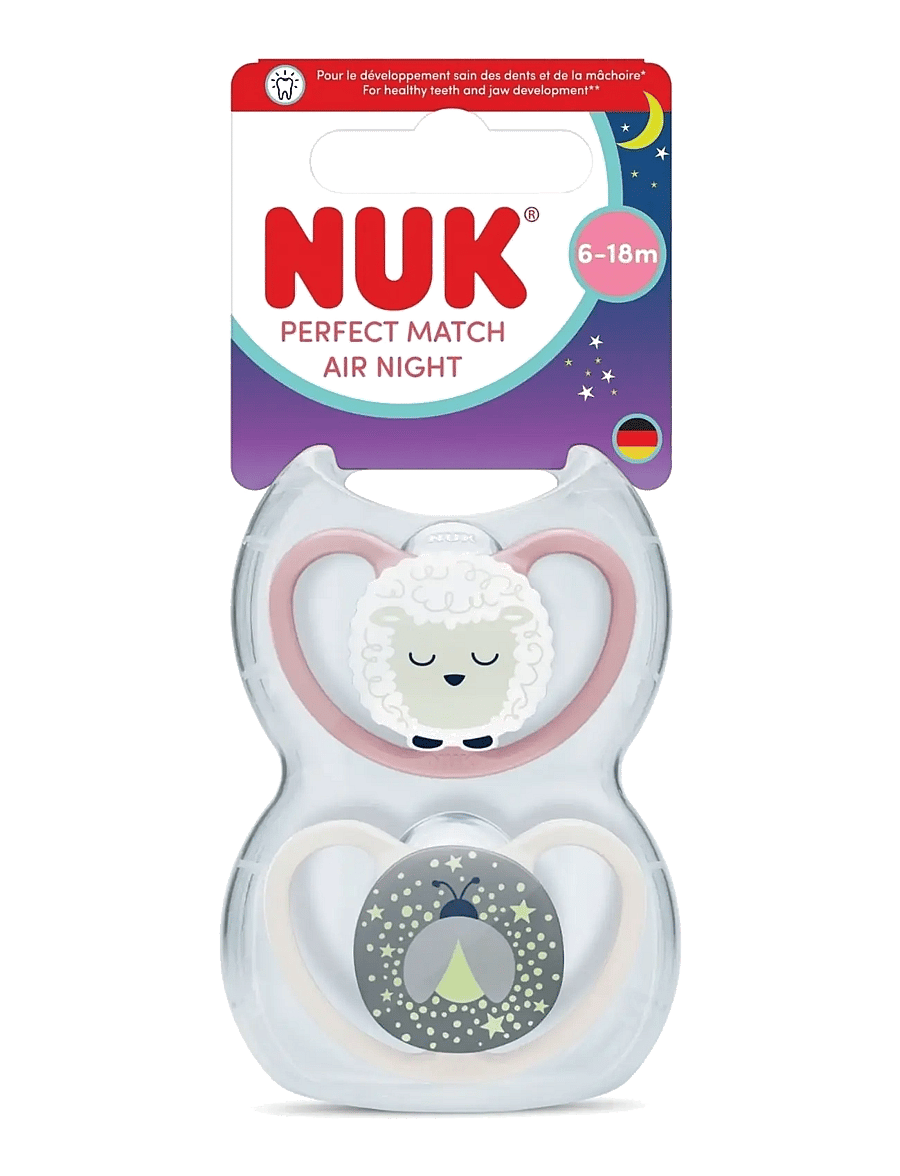 NUK - Perfect Match Air Night Sheep, size 6-18 months - sutter - sheep - 0