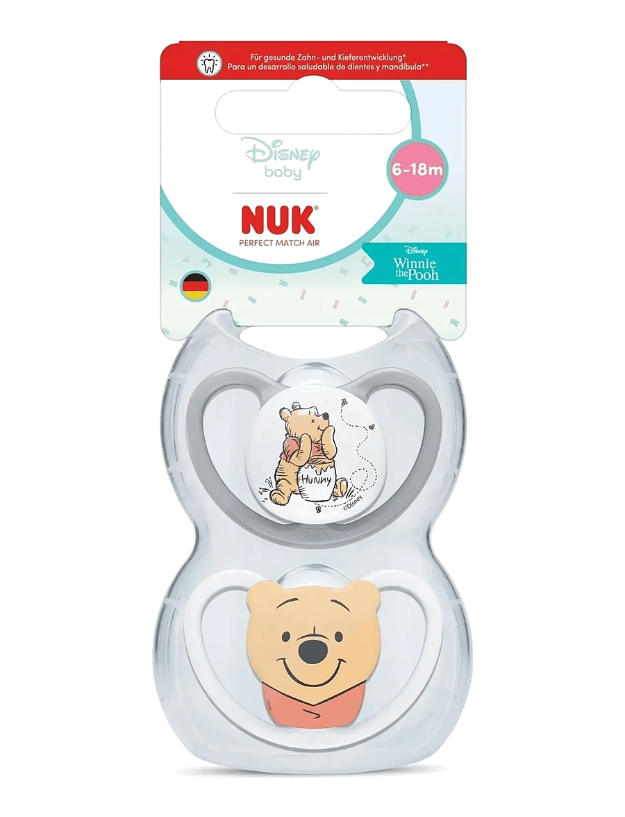 NUK - Perfect Match Air Winnie the Pooh, size 6-18 months - sutter - grey/white - 0