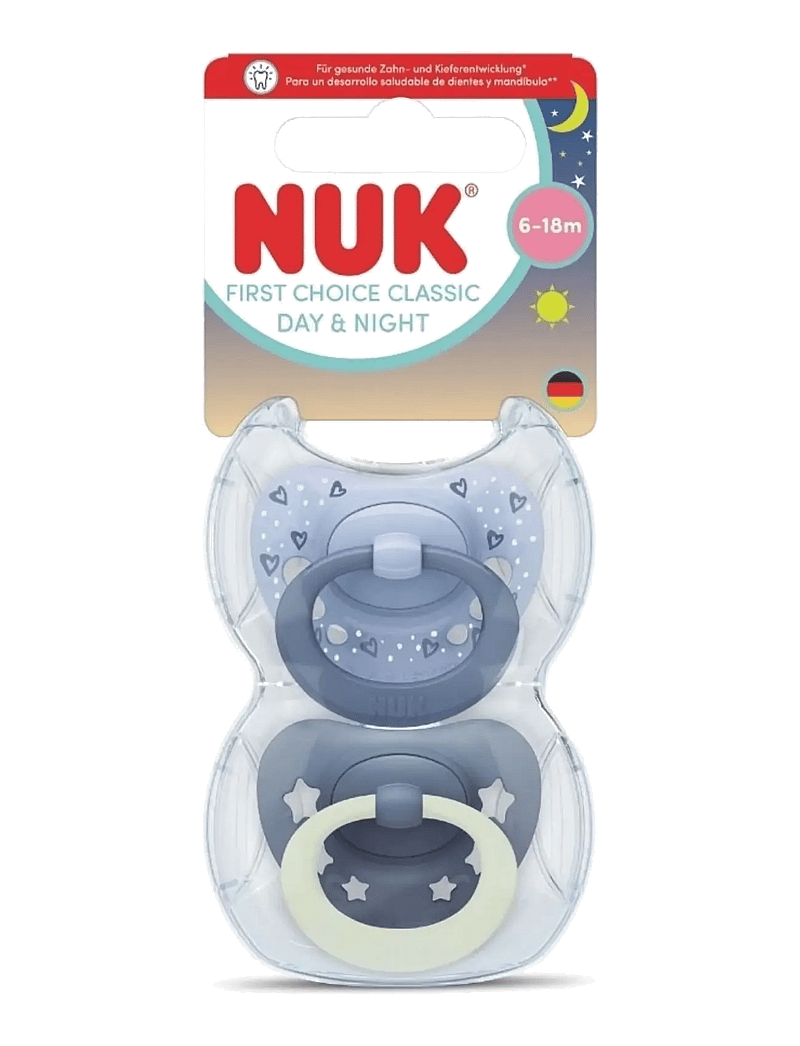 NUK - First Choice Classic Day & Night Blue, size 6-18 months - sutter - blue - 0