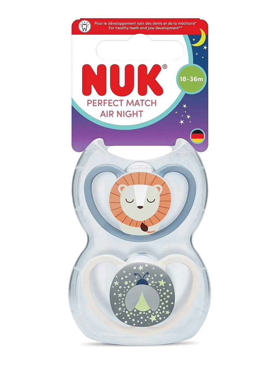 NUK - Perfect Match Air Night Lion, size 18-36 months - sutter - lion - 0