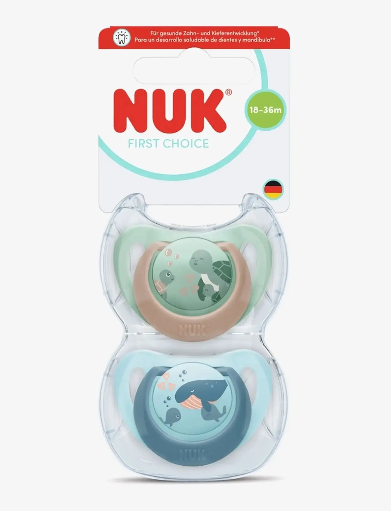 NUK - First Choice Turtle/Whale, size 18-36 months - sutter - turtle/whale - 0
